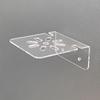 Clear Acrylic Wall Mount Floating Shelf No Drill Adhensive Mini Security Camera Monitor Small Items Storage Support Holder Stand
