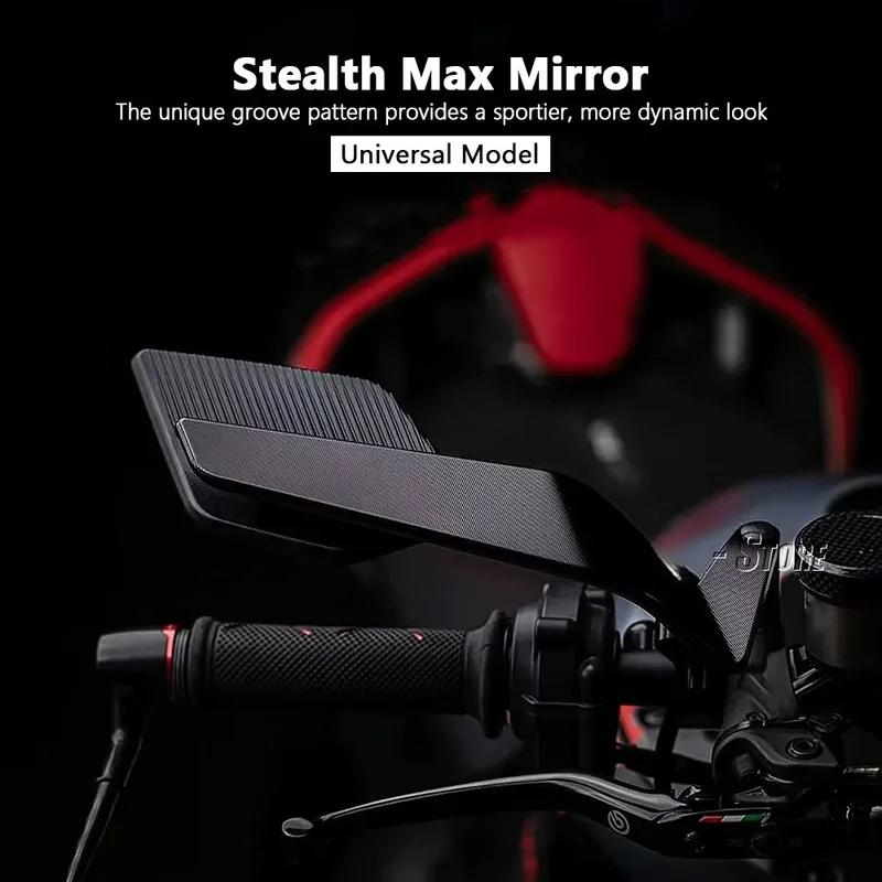 New For Aprilia Tuono V4 RR TUONO 660 Factory Stealth Max Mirror Adjustable Motorcycle Accessories Side Rearview Mirrors