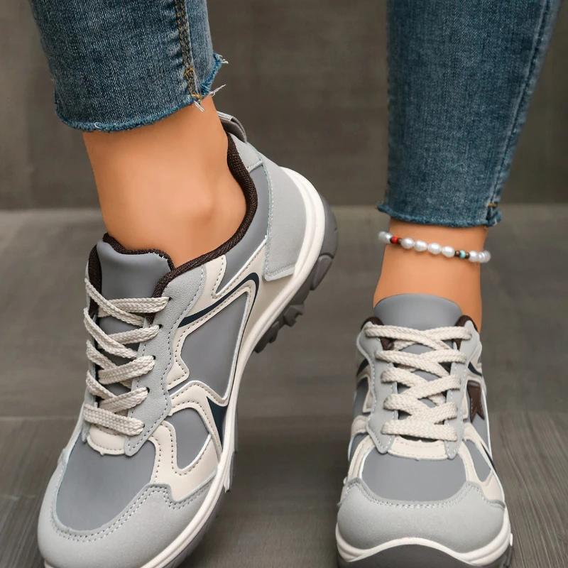 Autumn New Sports Shoes Simple and Fashionable Women's Casual Low Top Running Sports Shoes36-42