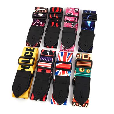 Guitar Strap Multi-Color Belts Adjustable Colorful Printing Nylon Guitar Straps