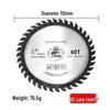 4" 40-Tooth Carbide Woodworking Saw Blade 110x20x40T