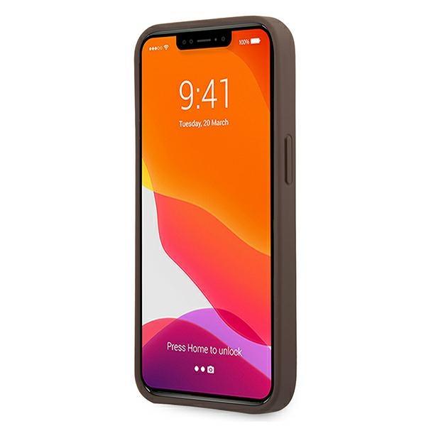 Guess Guhcp13M4Gmgbr Iphone 13 / 14 / 15Brązowy/Brown Hardcase 4G Big Metal Logo