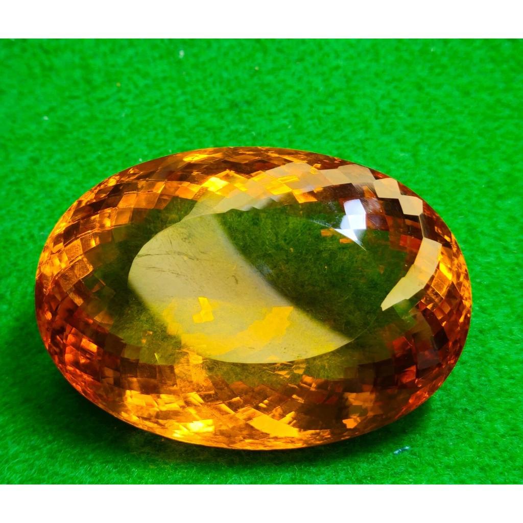 Natural Orange Topaz Oval Cut 899.95 Ct Excellent Certified Loose Gemstone
