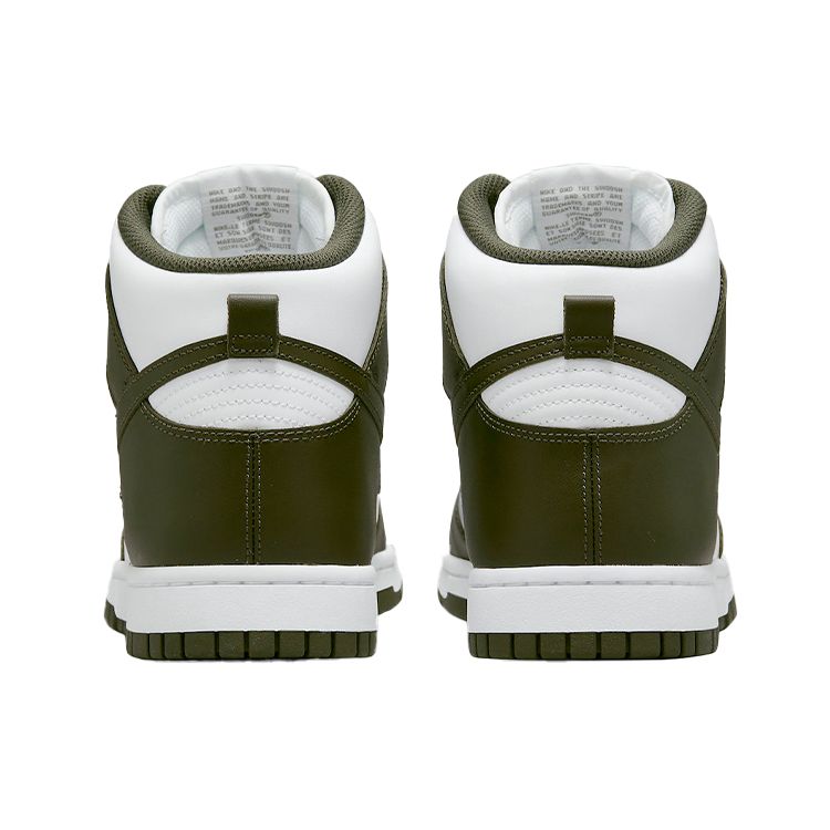 Nike Dunk High Cargo Khaki 2022 Men Sneakers Green White DD1399-107