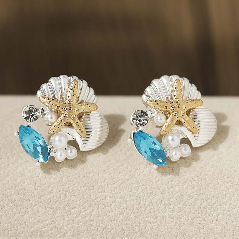 

Punk Metal Spiral Snail Shape Stud Earrings for Women Vintage Gold Color Irregular Chunky Piercing Earrings Zircon Gift 2025