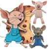 Anime If You Give A Mouse A Cookie Plush Toys Cartoon Pig Mouse Educational Stuffed Doll Plushie Animals Birthday Christmas Gift
