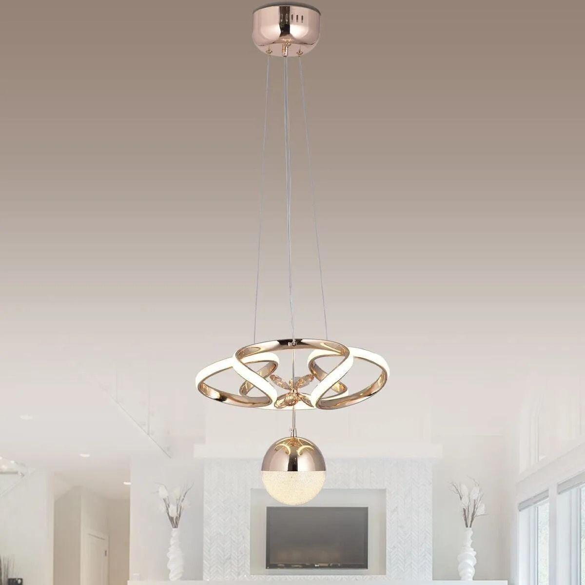 

Роскошная светодиодная люстра, 3 цвета, декоративная хрустальная каменная люстра, освещение, украшение для дома, гостиной