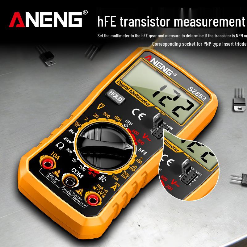 High-Precision Digital Multimeter for Electricians: Multi-Function, Portable, Data Hold Feature