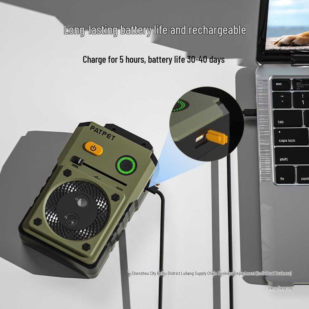 Anti-Barking Ultrasonic Dog Trainer and Repellent