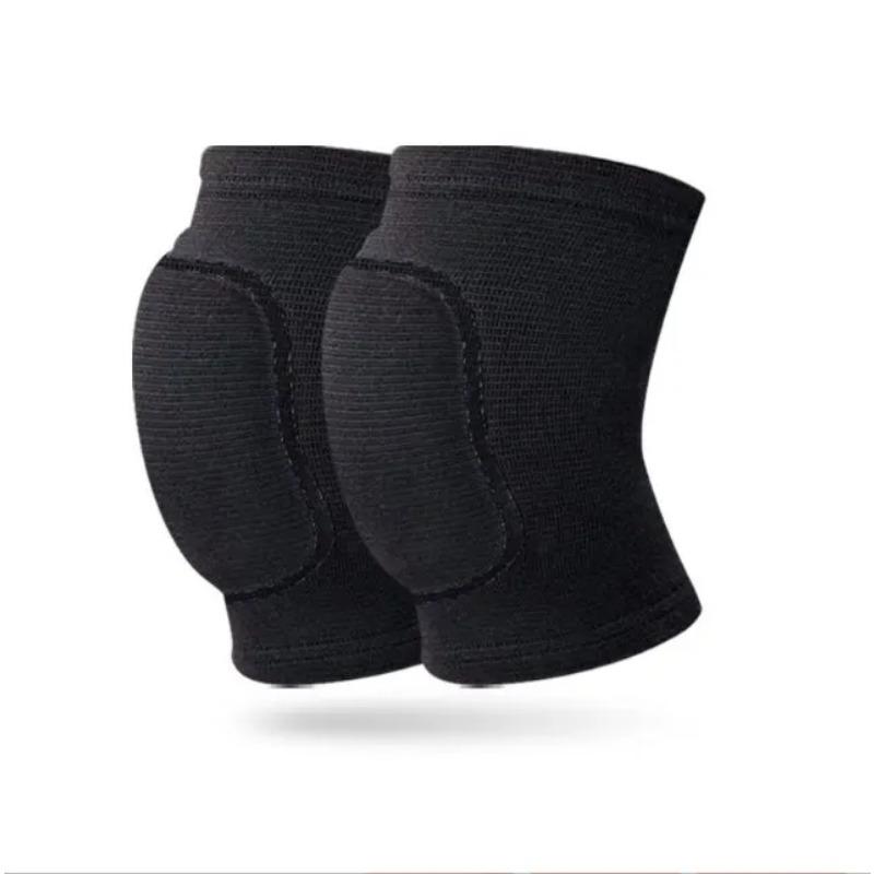 

Наколенники для волейбола для танцоров, мужчин, женщин, детей, мягкие, дышащие, защитные наколенники для футбола, танцев, йоги, тенниса, бега, велоспорта M чёрный