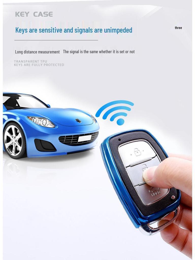 Hyundai Key Case for Mistra, Ix35, Ix25, Elantra, Avante, Tucson, Sonata 9 – Half-Pack Shell Buckle.