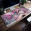 Gaming Mouse Pad Large Desk Mat Antislip Stitched Edges Stylish Warm Anime Print Extended Keyboard Mat for Gamer Office