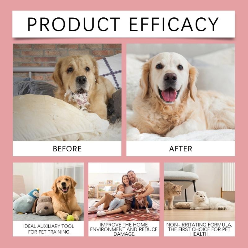 2 Bottle 100ml AntiChew Dog Sprayer Bitter  Solution for Stopping Pet from Chewing on Furniture and Household Items