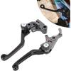 Dirt Bike Clutch Brake Levers,Foldable Dirtbike Handle Lever for KLX300 KLX300SM 21-23/KLX230 KLX230R 20-23/KLX250 08-16 18 - Black