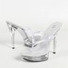 Eilyken Fashion PVC Transparent Crystal Women Slippers Sexy Stiletto Heels Nightclub Wedding Stripper Shoes Zapatos De Mujer