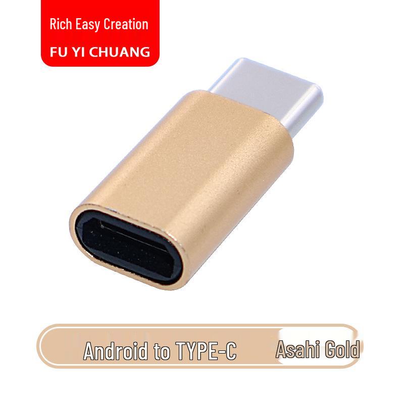 Type-C to Micro OTG Adapter for Fast Charging on Xiaomi and Huawei Phones