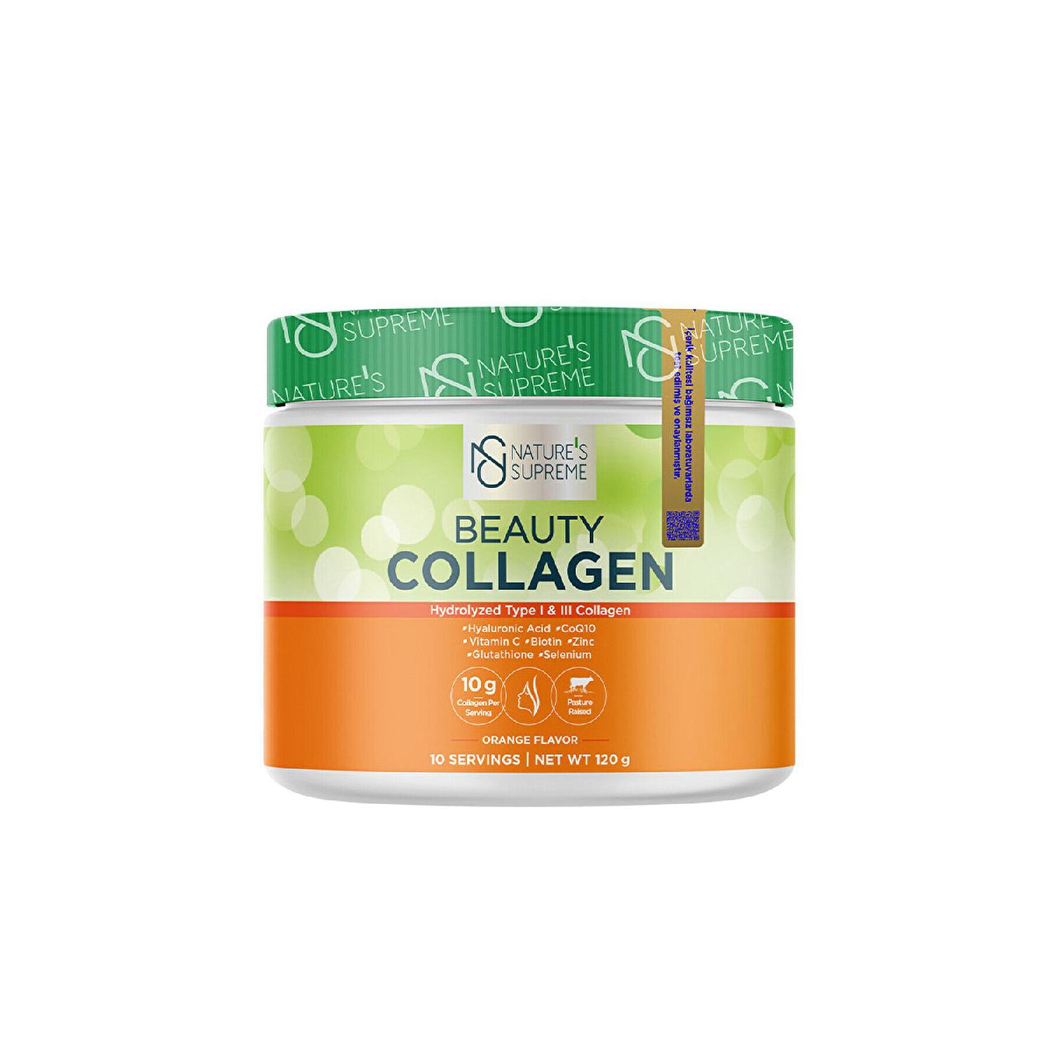 

Beauty Collagen Powder 120 Gr-orange