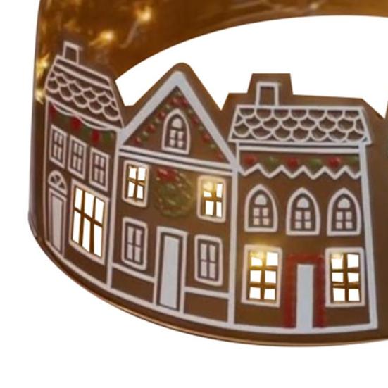 Límec na vánoční stromek Perníčková chaloupka Sukně pod stromek Límec s LED světýlky Základna vánočního stromku