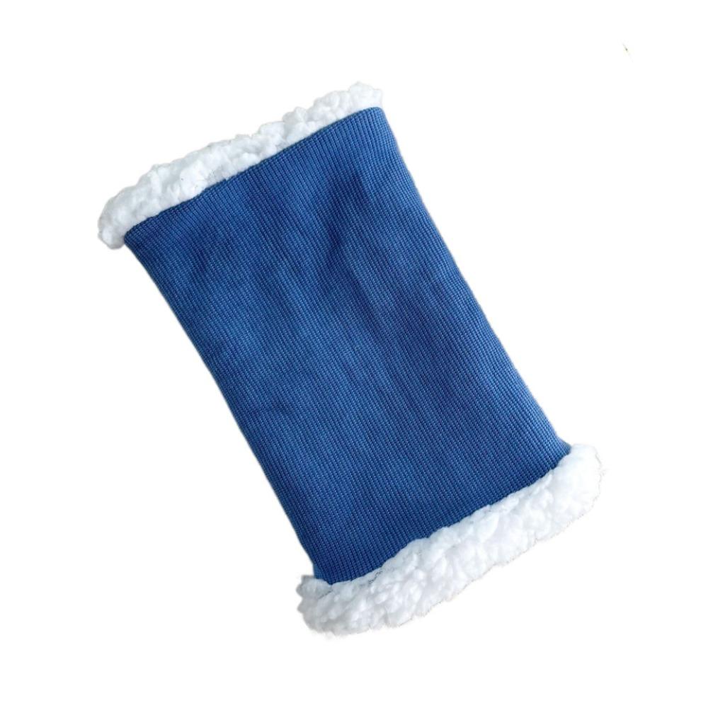 

Утолщенный чехол для ушей для собак, двухслойный головной убор для собак, теплая повязка на голову для собак, для кошек и собак S синий