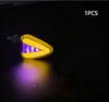 Motorcycle LED Turn Signal DC 12V Dustproof Anti-collision Mini Warning Light for Off-road Motorbike Riding Trips