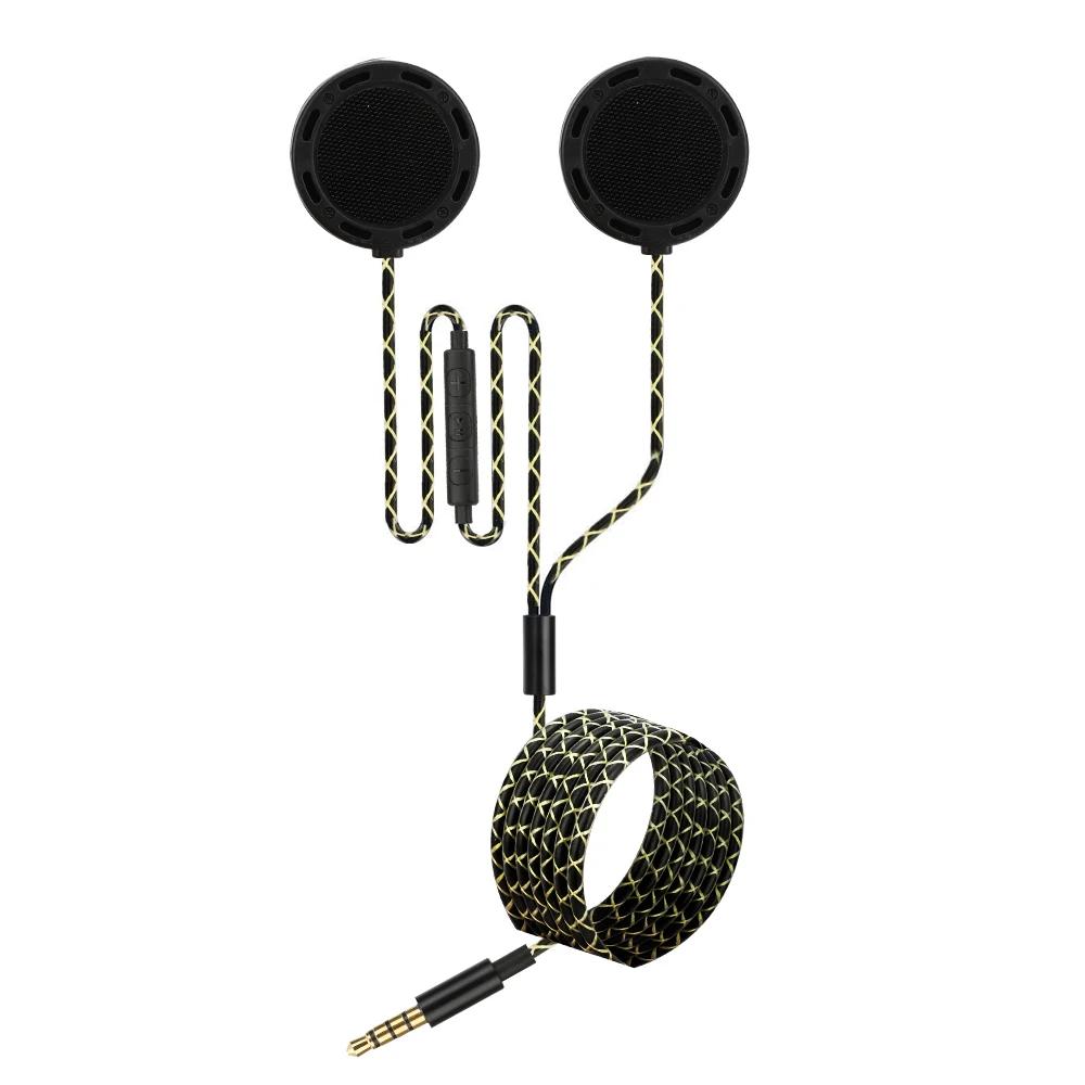 3.5mm Straight Head Type C Jack Helmets Headsets Mic build-in Double Speaker for Motorcycle Helmets Headsets Intercom Microphone