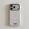 Frosted Polka Dot Anti-drop Phone Case for iPhone 14/13, Apple 17/16/15 PROMAX