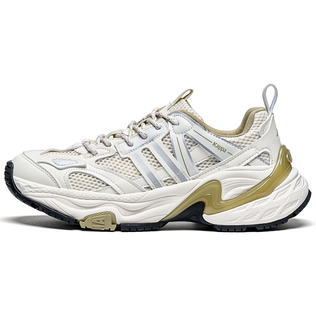 Kappa Augustus Retro Thick Sole Trendy Comfortable Versatile Non-Slip Wear-Resistant Breathable Low-Top Dad Shoes Unisex sneakers K0EX5MC01CJ-0106