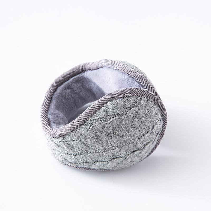 Unisex Warm Knit Earmuffs Winter Outdoor Ear Warmer Thicken Plush Winter Warm Fleece Earmuff Outdoor Warmer Cycling  Ear Muffs