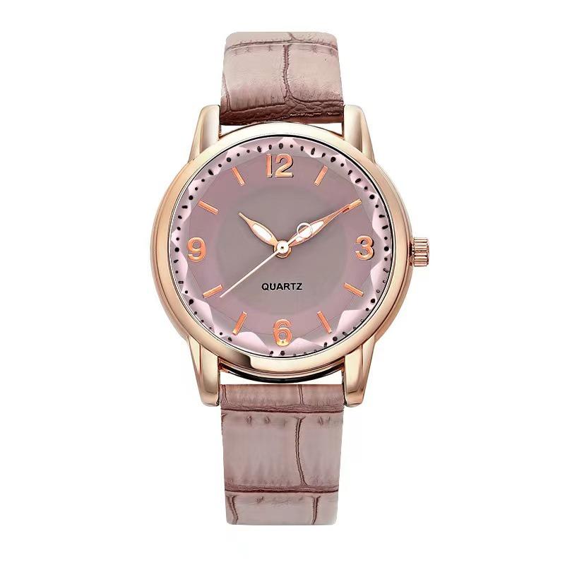 2022 New Cross-border Supply Dual-color Dial Quartz Women's Watch Casual Style Waterproof Alloy Case Characters)