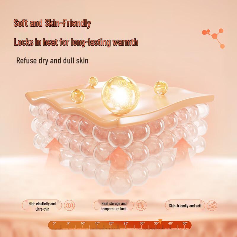 Damska ultracienka termiczna warstwa bazowa z kwasem hialuronowym