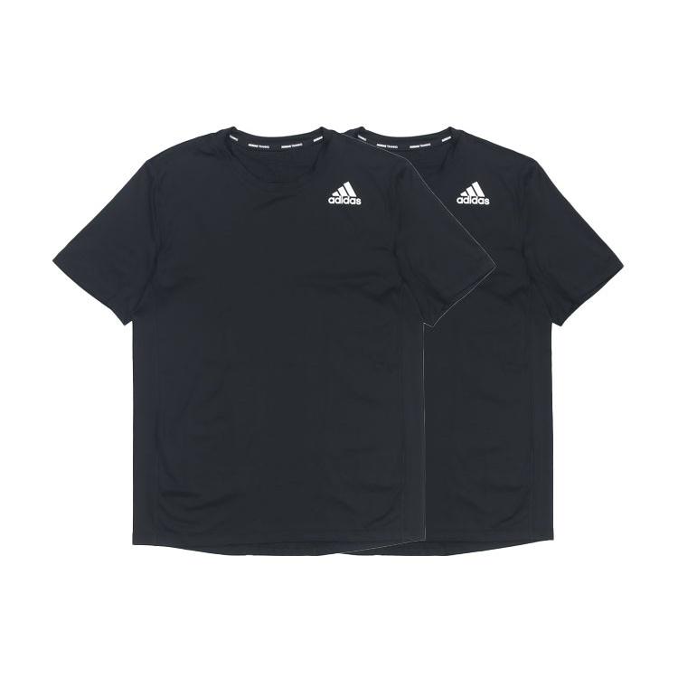 adidas TF Turf Ss Ftd Round Neck Sports Short Sleeve Black Men's GM5040
