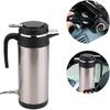 Electric Car Kettles Boiling Heat Cup Insulation Insulated Bottles 450ml 12V Stainless Steel Plug