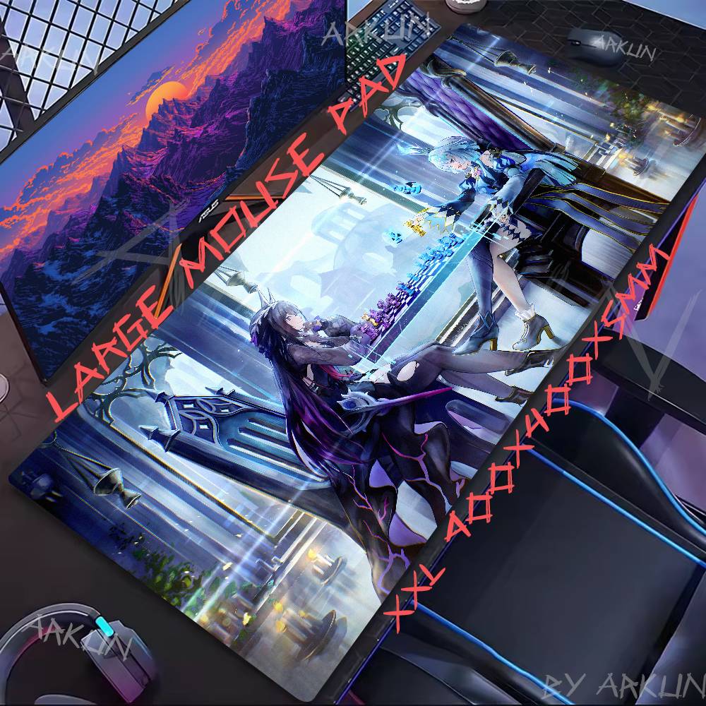Hot Cerydra Honkai Star Rail Mouse Pad Gamer Computer Accessories Keyboard Table Mat Pad Company Gaming Laptop Desk Accessory Pc