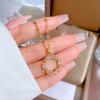 Simple Temperament Zircon Light Luxury Ring Clavicle Chain Small Retro Necklace Women