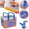 Cookie Tin Candy Box Countertop Treats Decorative Metal Snack Jar Storage Container for Food Tea