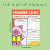 A Workbook for Practicing Addition And Subtraction On a Number Line Within 20, Designed for Math Learning