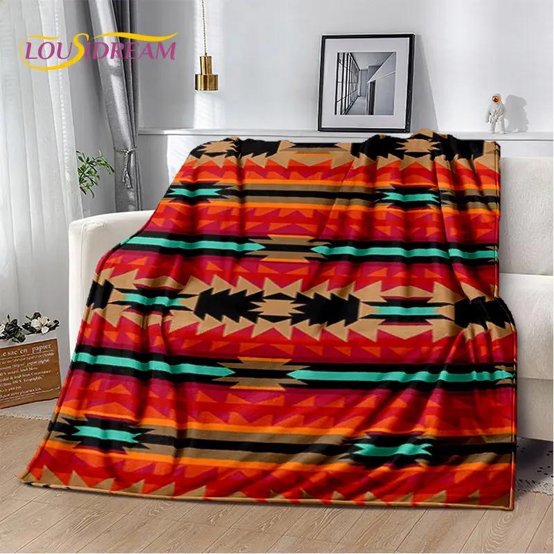 Bohemia Nordic Persia Series Soft Plush Blanket,Flannel Blanket Throw Blanket for Living Room Bedroom Bed Sofa Picnic Cover Kids