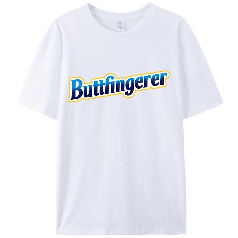 Buttfingerer Nuts Bar Funny T-shirt Street Graphic T-shirt Pure Cotton High Quality Y2k