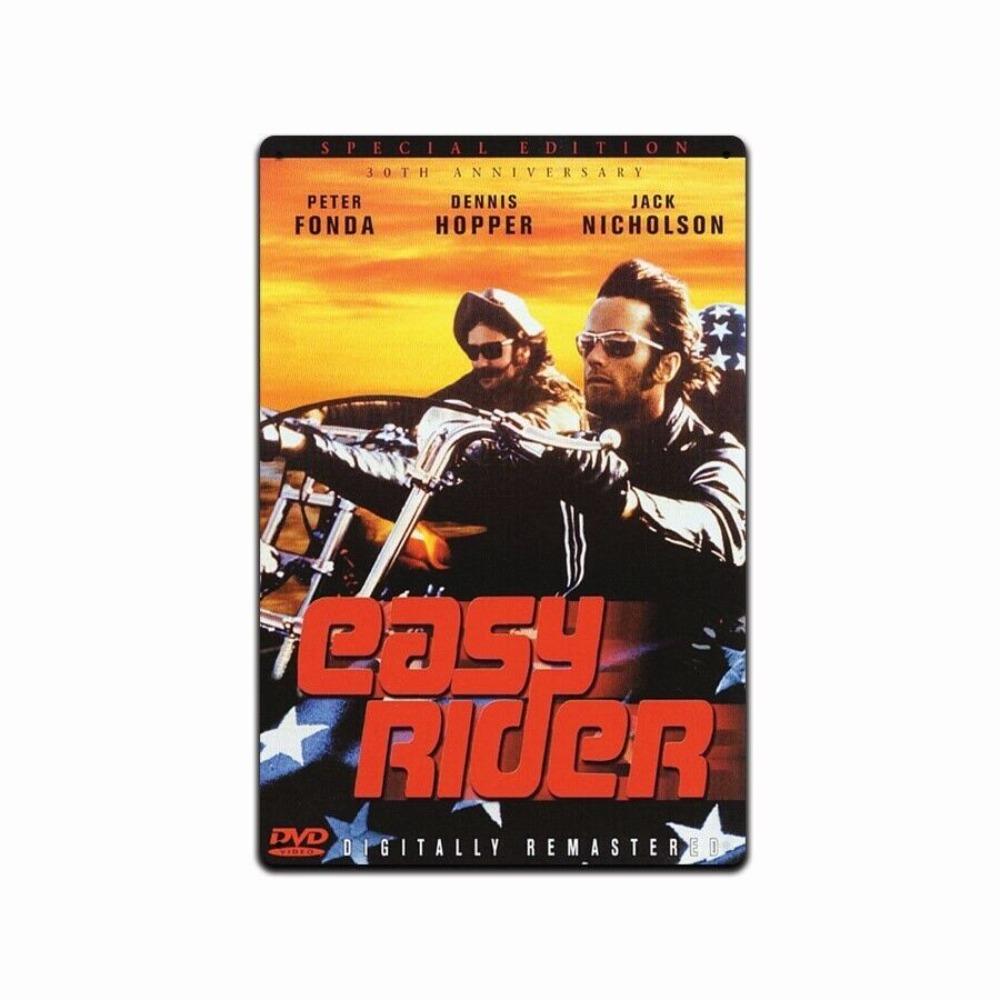 

Classics EASY RIDER PETER FONDA Tin Sign Movie Poster Replica 8x12 inch