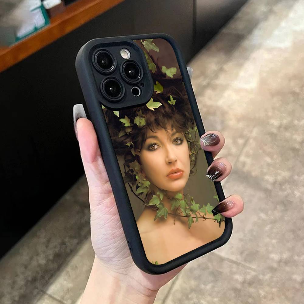 

K-Kate B-Bush Phone Case For iPhone 17,16,15,14,13,12,11,Pro,Max,Plus,X,XS,SE4,E,Mini Black Thickened border Case iPhone 17 ProMax