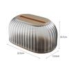 Nordic Striped Tissue Box Holder High Quality Toilet Paper Box Table Napkin Holder Car Tissue Paper Dispenser Home Decoration