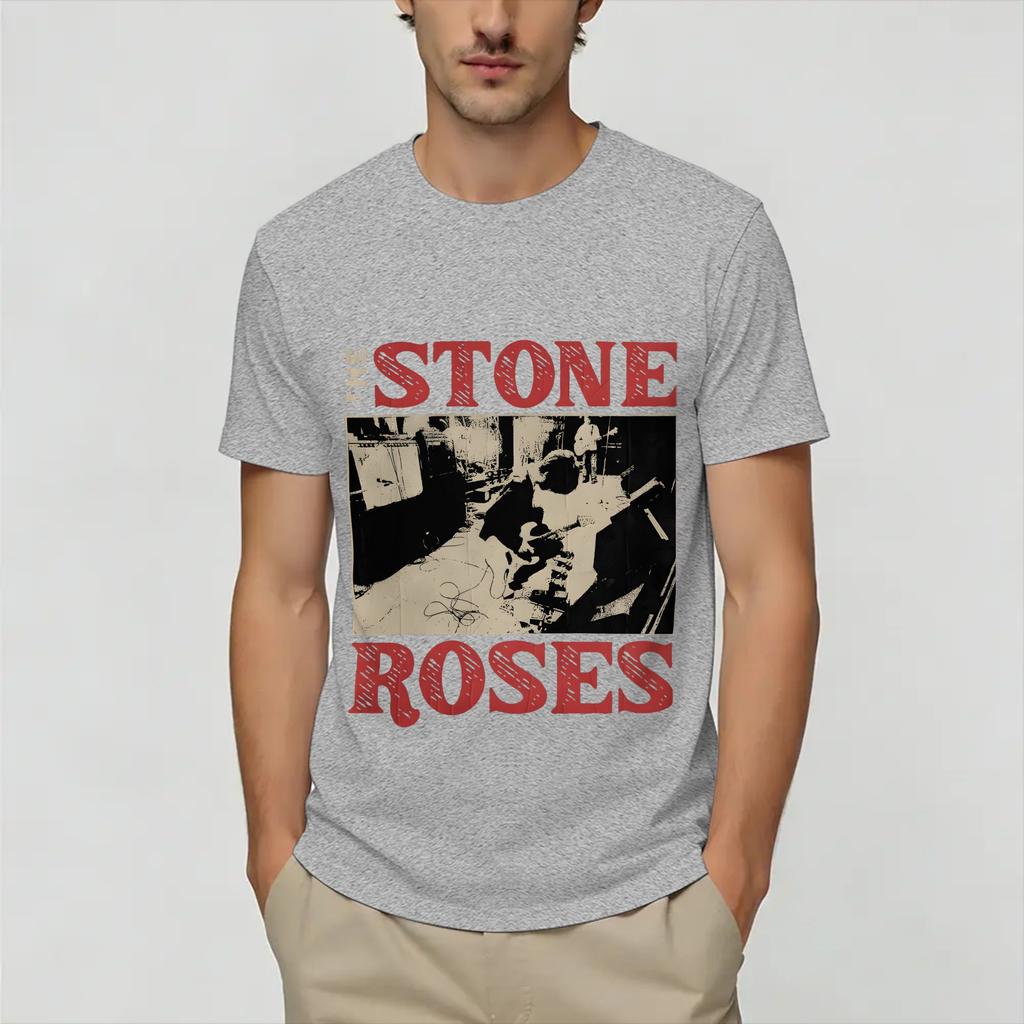 The Stone Roses T Shirt Summer Harajuku T Shirts Unisex 100 Cotton ONeck Plus Size 5XL Tees ShortSleeve Vintage Tops