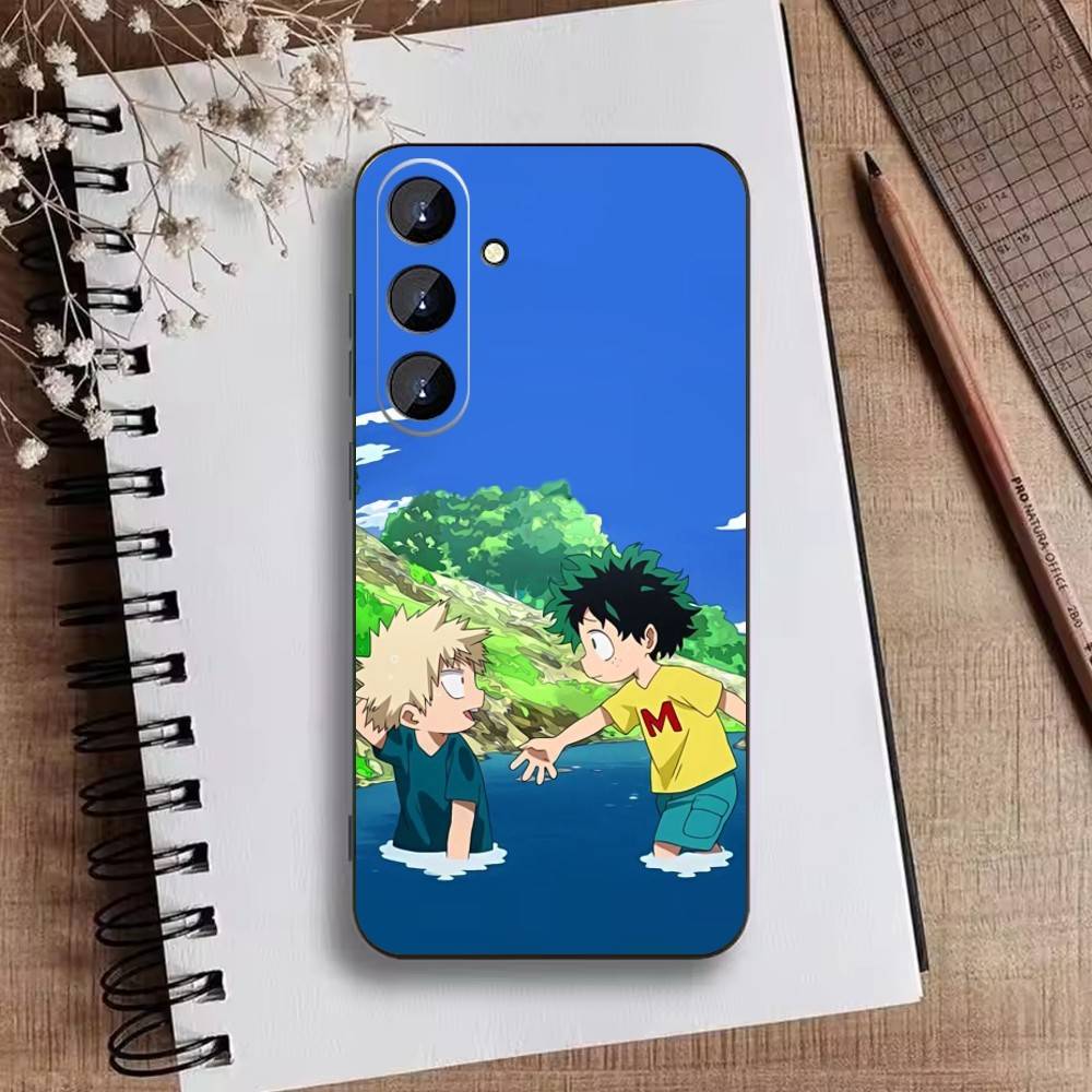 Katsuki Bakugo Hero Academia Phone Case For Samsung Galaxy A73,A72,A71,A70,A52,A51 Others Soft Black Cover