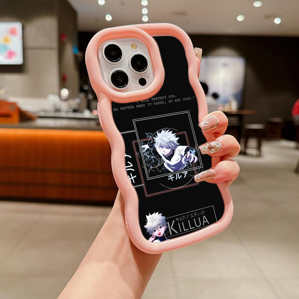 Ae82 Hunter X Hunter Anime Art Huse de protecție pentru telefon pentru Samsung S24 Plus S23 Ultra A14 A55 A06 Honor X9b Motorola OnePlus Big Wave TPU Husă din spate