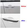 For Honda Civic 2016-2020 10 Gen Carbon Fiber Color Modify Refit Chrome Door Handle Cover Decoration Trim Protection Sticker