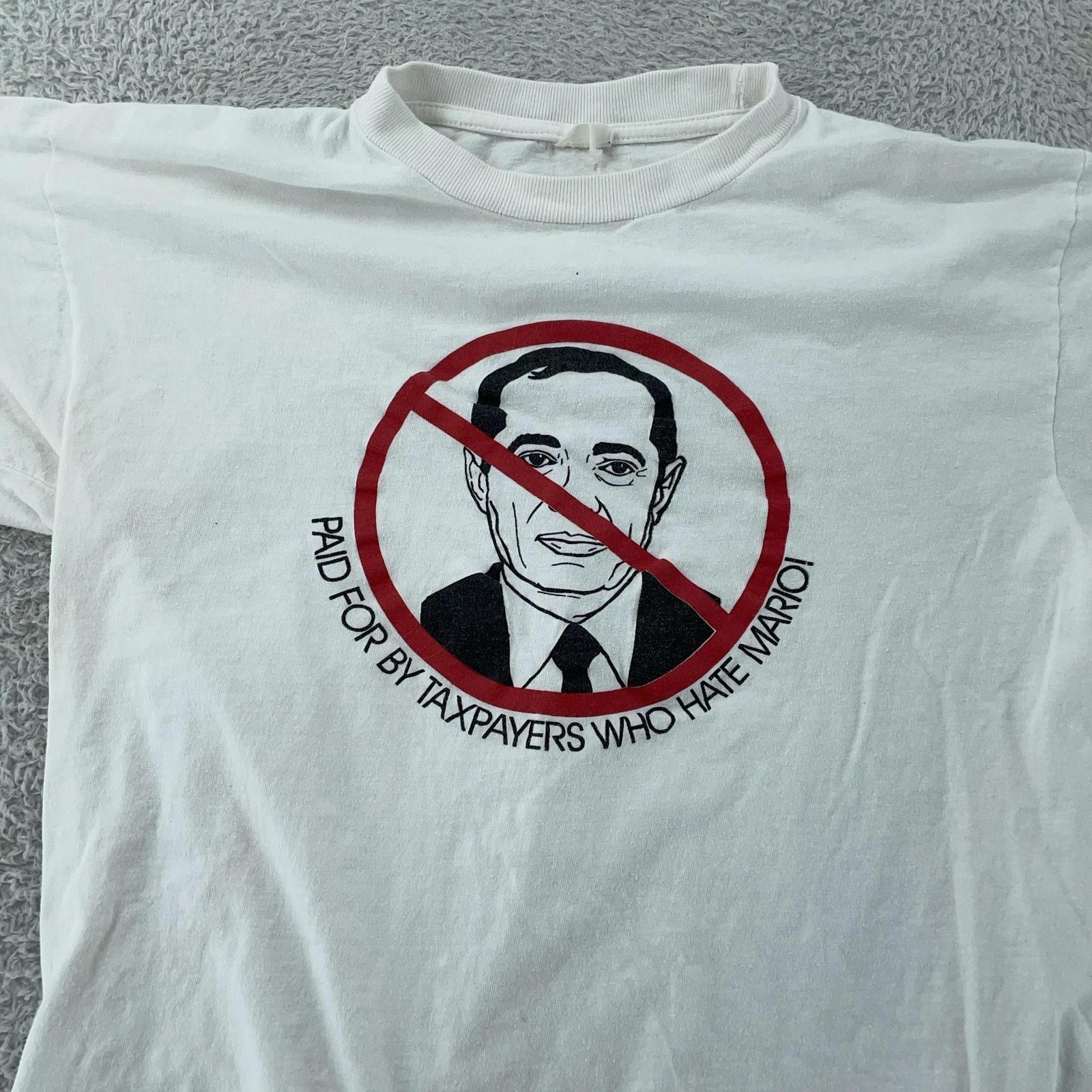 

Vtg Mr. Beery s Bar Shirt Small Anti Mario Cuomo Rock Club Long Island NY 90s S
