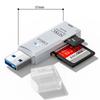 2 In 1 USB 3.0 Card Reader Micro TF Sd Card Reader Usb Adapter High Speed Cardreader TF Memory Card For PC Laptop Accessories