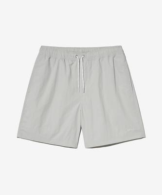YALE Nylon Small Arch Logo Beach Shorts Greige