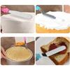 Edelstahl Creme Zuckerguss Frosting Messer Butterglätter Kuchenspatel Kuchen Dekorationsspatel für Keks Küche Gebäckwerkzeug