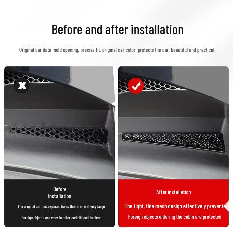 Compatible with 26 Models: AITO M7/M8 Engine Air Vent Protector & Dust Cover Net.